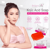 Brilliant Skin Kojic Acid Micro Exfoliating Soap - 135g - Pinoyhyper